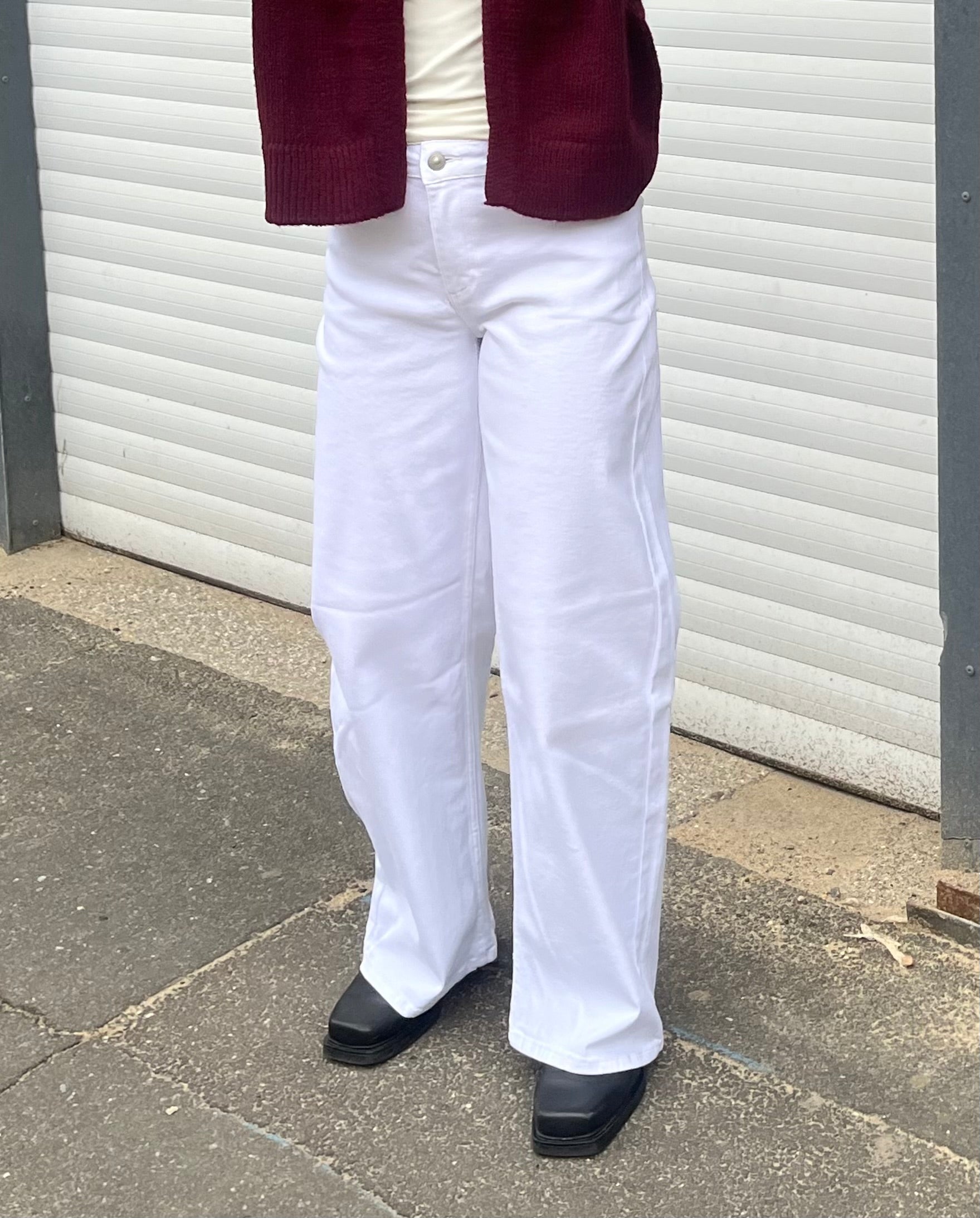 PCLUNA Jeans - White